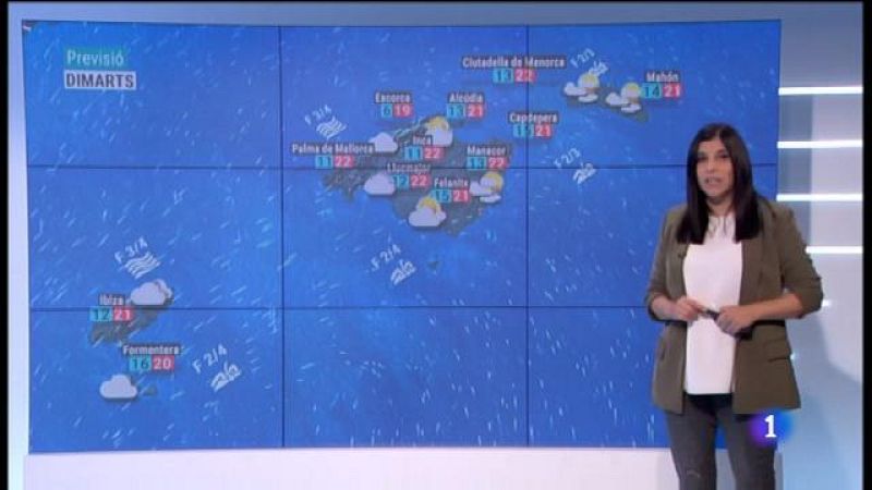 El temps a les Illes Balears - 12/11/18