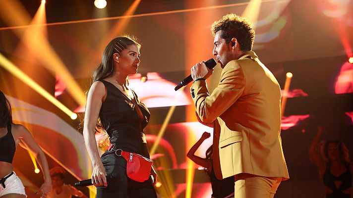 OT 2018 - David Bisbal y Greeicy cantan "Perdón"