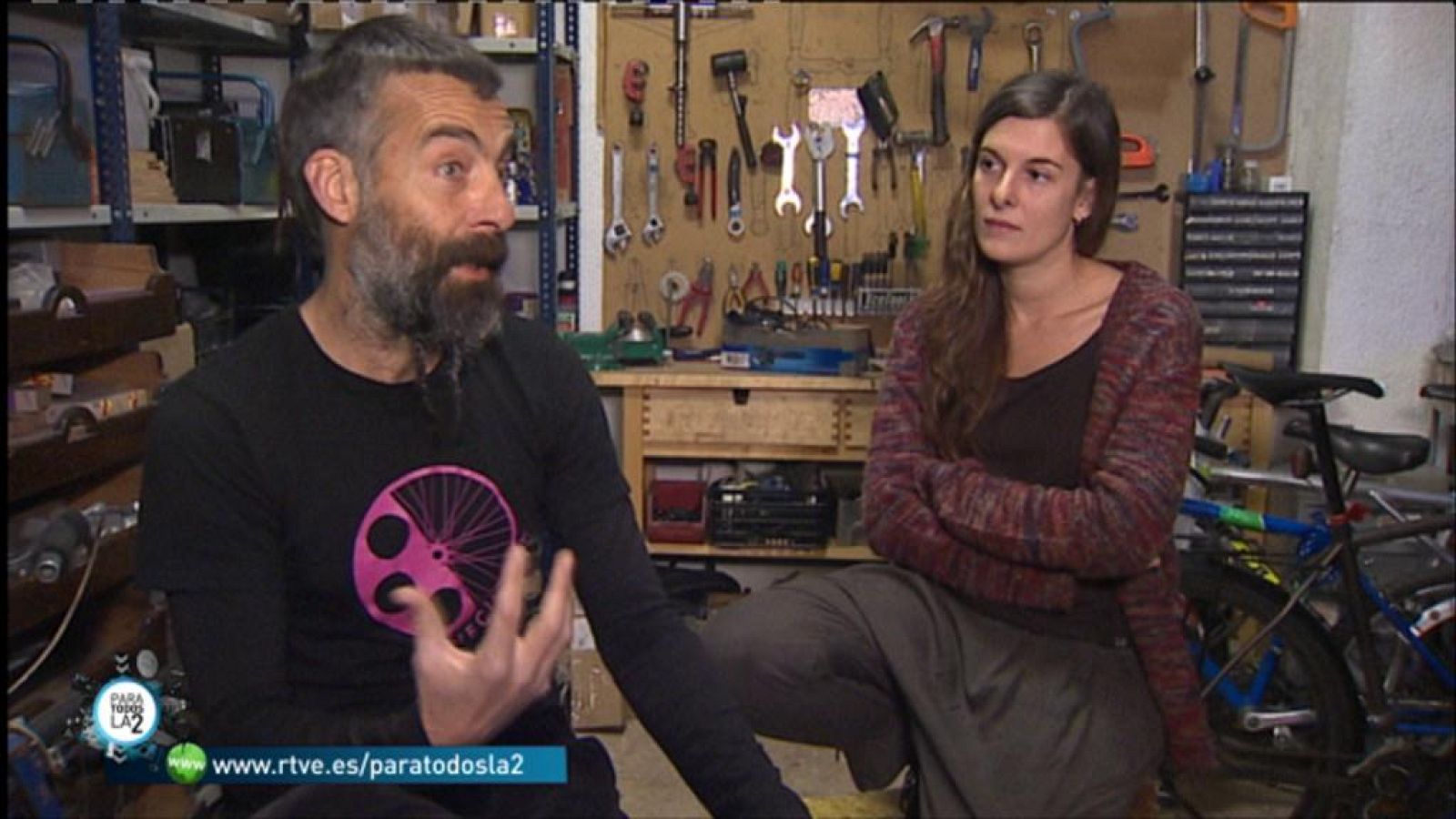 Para Todos La 2 - Reportaje sobre Cinecicleta