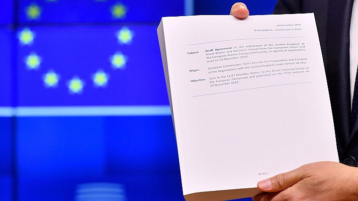 Telediario 1 - Las claves del acuerdo para el 'Brexit'