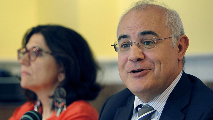 Telediario 1 - El CGPJ pide a Interior protección para los jueces de Cataluña