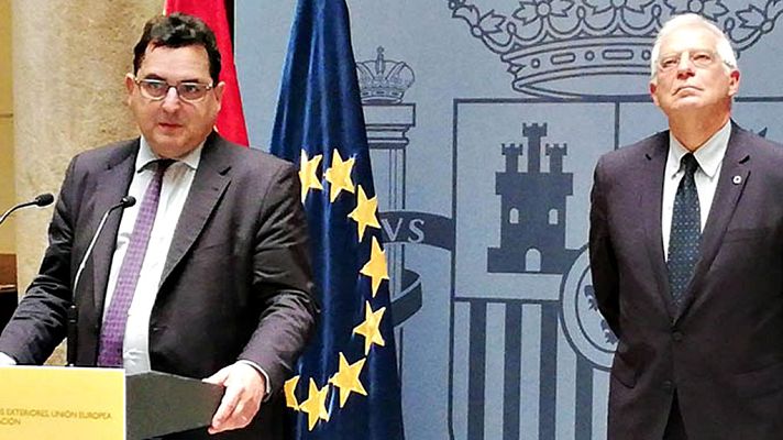 Telediario 1 - El Gobierno español niega que no concediera visados a los deportistas kosovares