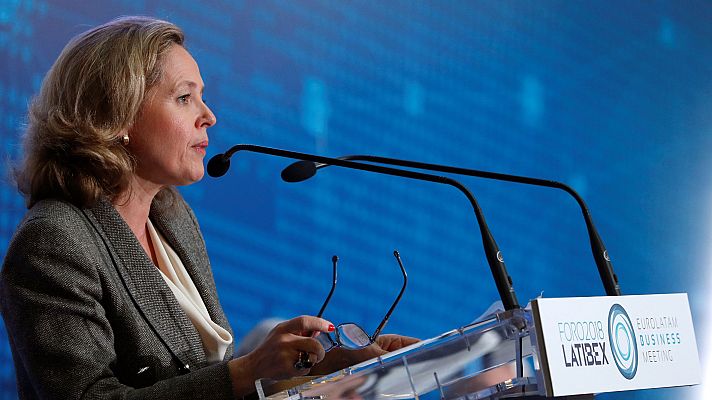 Telediario 1 - Calviño compró una casa a través de una firma de la que ya está desvinculada