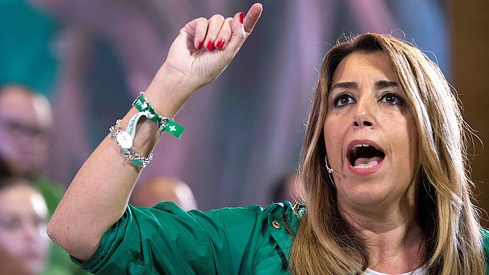 Telediario 1 - Susana Díaz reprocha a los líderes nacionales su desconocimiento del Estatuto de Andalucía