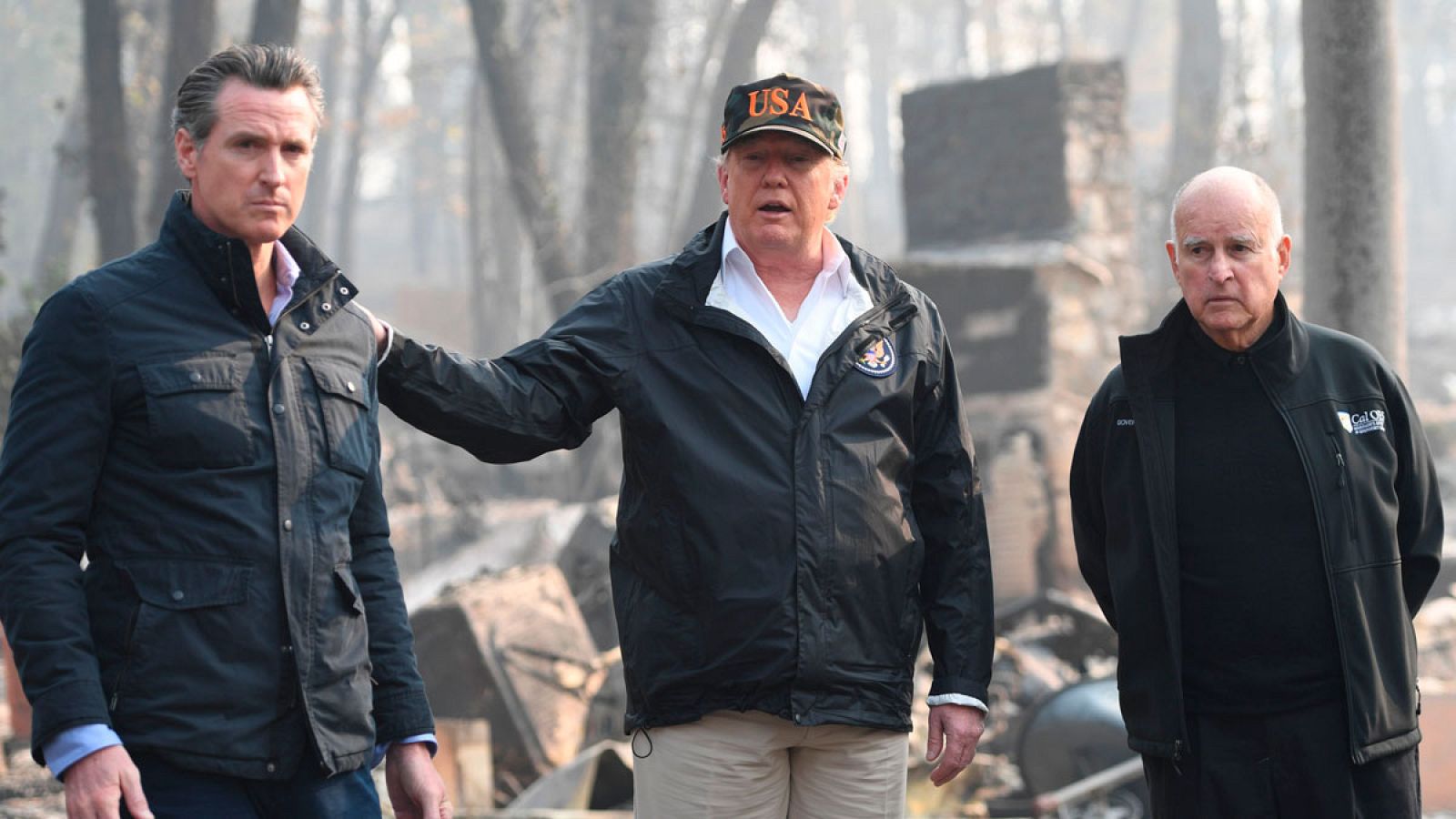 Apunta la necesidad de que el Gobierno federal y el californiano trabajen "unidos" en las tareas de reconstrucción. - Informativo 24h | Ver