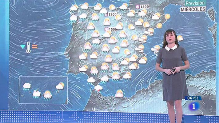 El tiempo - Lluvias fuertes en Galicia, área del Estrecho y oeste de las Islas Canarias