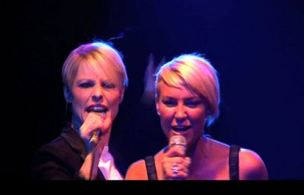 Eurovisión - Soraya con Kate Ryan