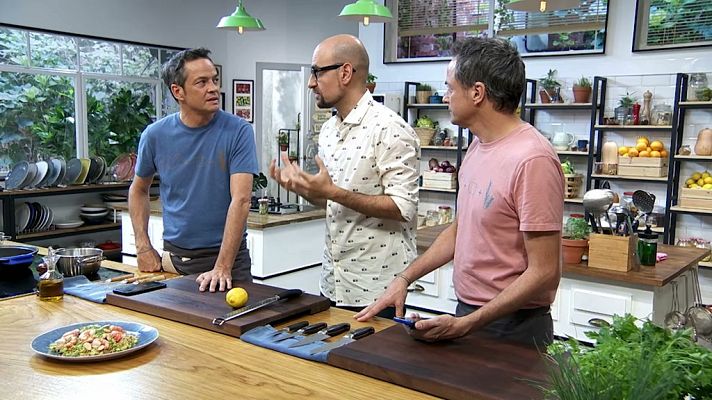 Torres en la cocina - Cuscús de brócoli y alitas de pavo a los 101 ajos