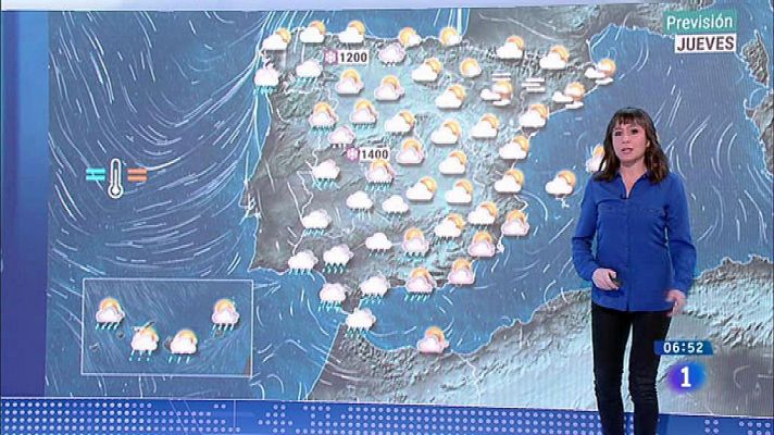 El tiempo - Hoy, lluvias probablemente fuertes en Canarias, Galicia y en el Estrecho