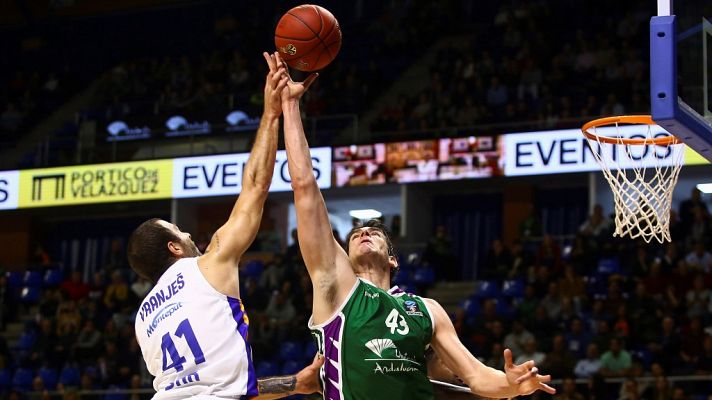 Baloncesto en RTVE - 8ª jornada: Unicaja Málaga - Mornar Bar