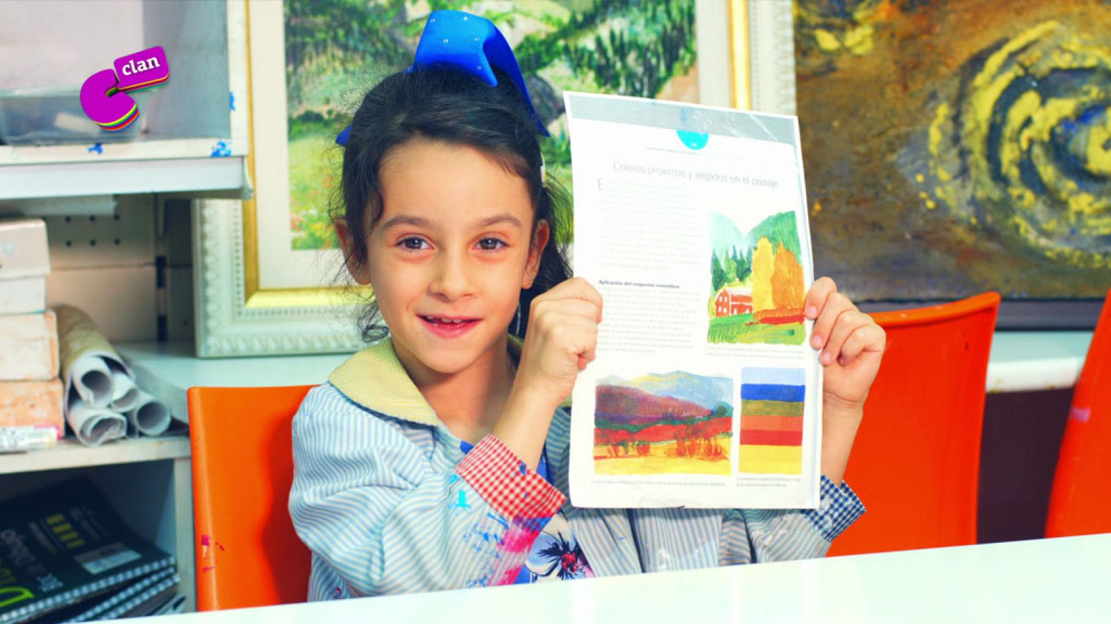 Daniela pinta un cuadro - Club Clan | Ver