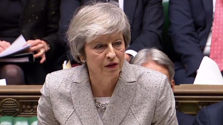 Telediario 1 - Theresa May se muestra esperanzada de que España votará a favor del Brexit