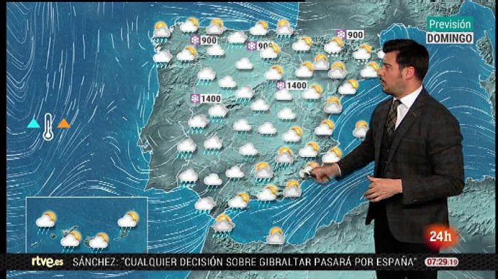 El tiempo - La inestabilidad se extiende a toda la península y llegan las nevadas