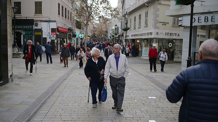 Telediario 1 - A los gibraltareños les preocupa que un aumento de la tensión entre España y Reino Unido provoque mayores controles en la frontera