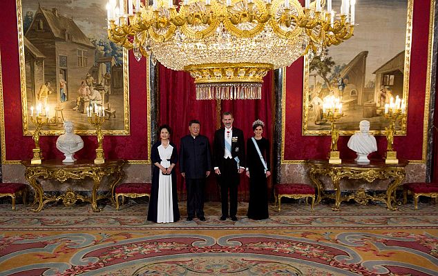 Telediario 1 - El rey subraya la sintonía con China, desde el respeto