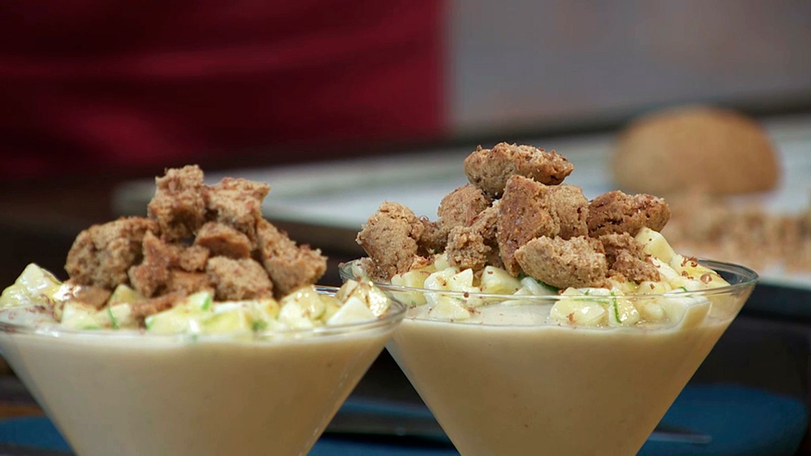 Torres en la cocina - Crema de plátano y pulpo