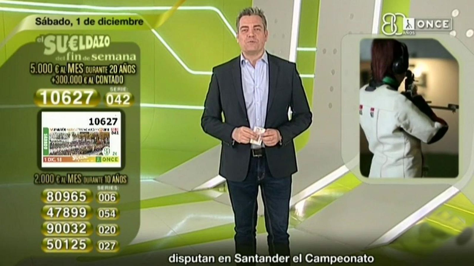 Sorteo ONCE - 01/12/18 - ver ahora