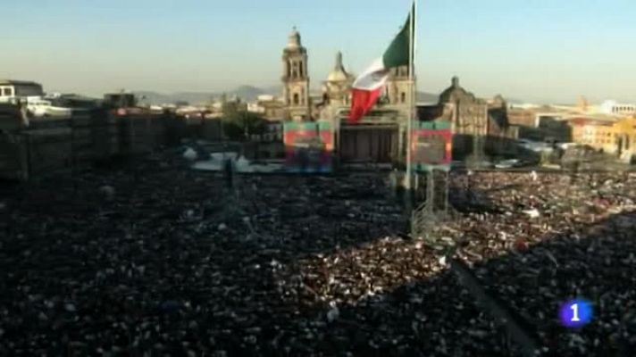 Telediario 1 - México inicia una nueva etapa política con Andrés Manuel López Obrador como presidente del país