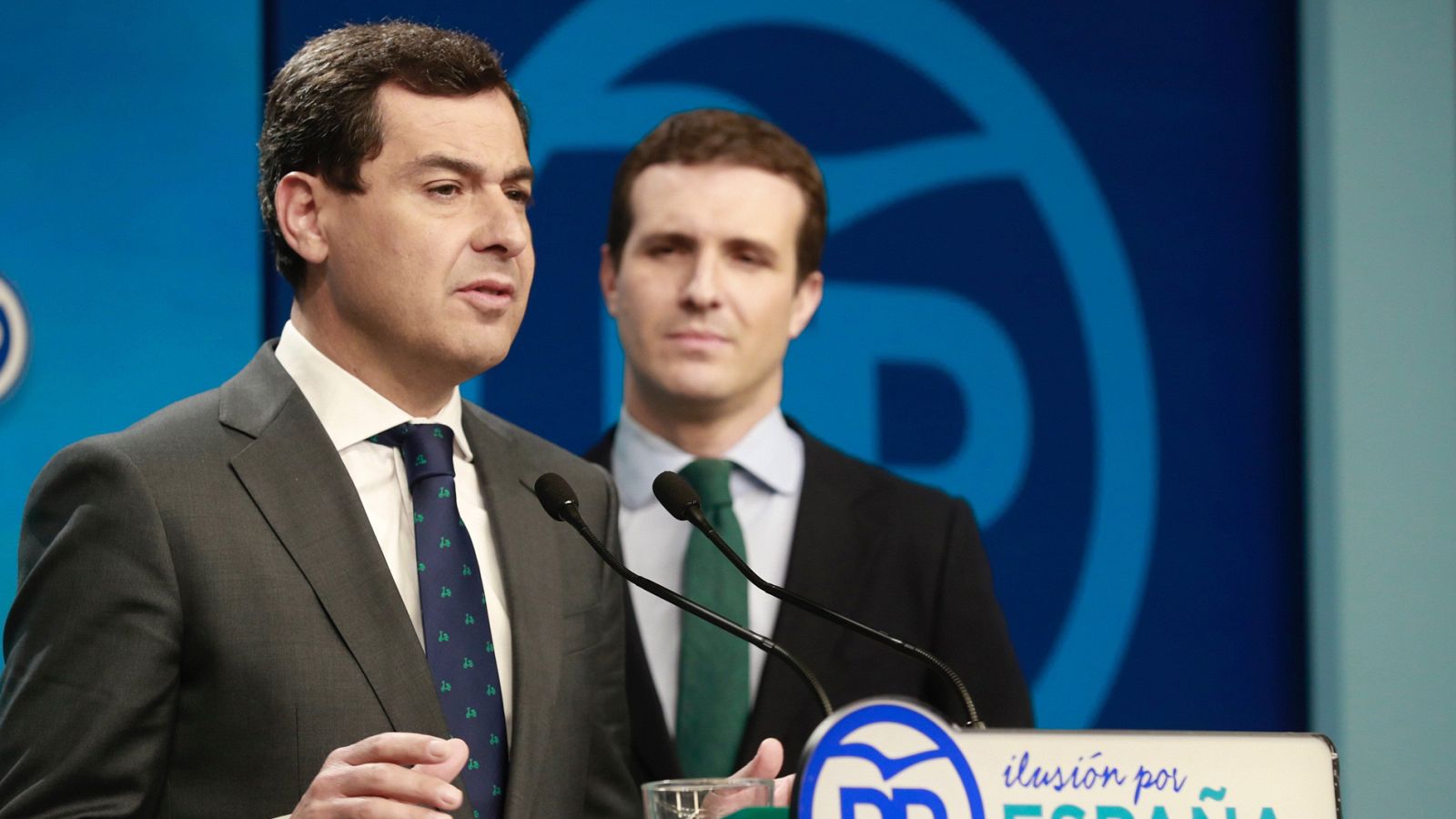 El PP pide a Cs que no impida a Moreno presidir la Junta de Andalucía