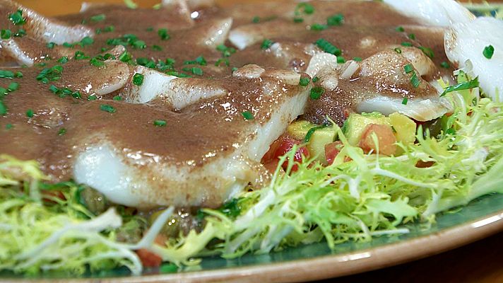 RTVE Cocina - Bacalao con tomate y aceitunas