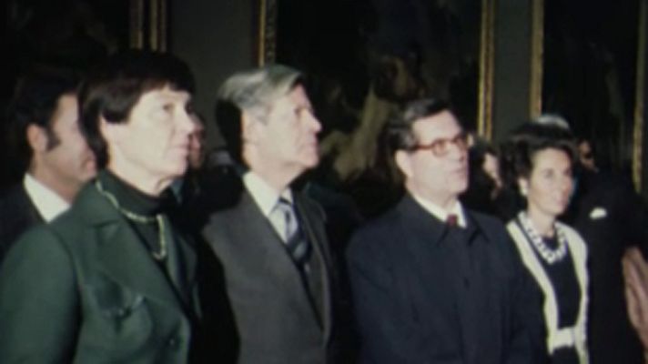 Fue noticia en el Archivo de RTVE - Helmut Schmidt visita Museo del Prado