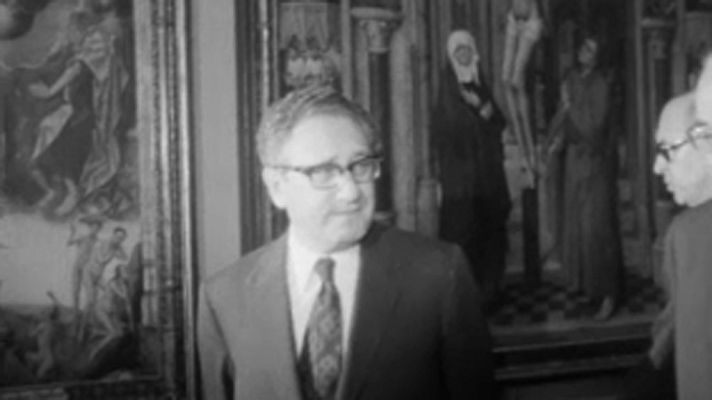 Fue noticia en el Archivo de RTVE - Henry Kissinger visita el Museo del Prado