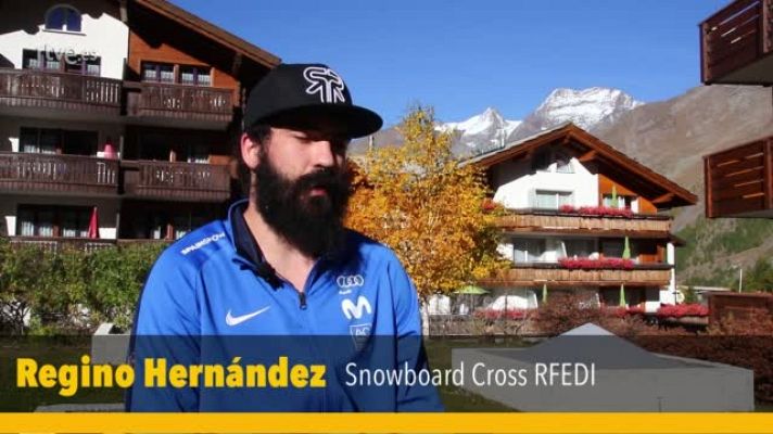 Snowboard - Regino Hernández: "Voy a ir a tope en todas las carreras de este año"