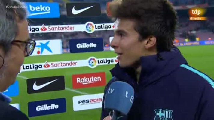 Fútbol - Riqui Puig: "Jugar en este campo es un sueño hecho realidad"