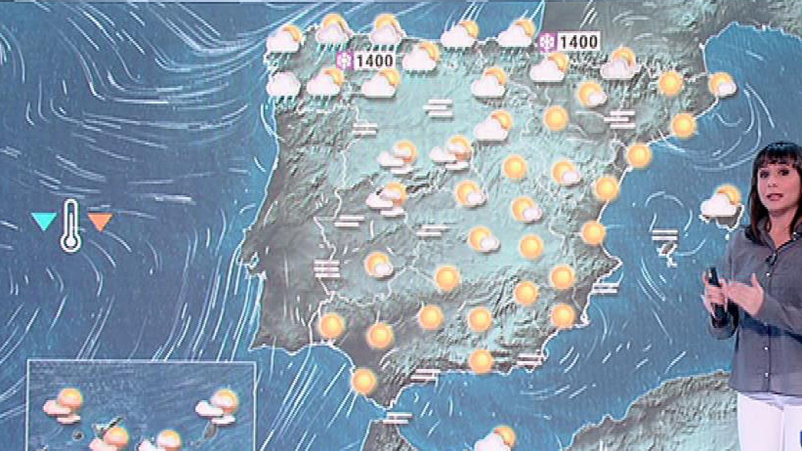 El tiempo | Nieblas en la meseta norte mientras un frente entra por el oeste