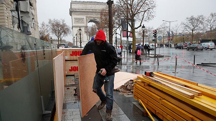 Telediario 1 - Francia se blinda ante los 'chalecos amarillos'