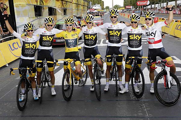 Telediario 1 - Sky dejará el patrocinio ciclista y el equipo de Froome y Thomas queda en el aire tras 2019