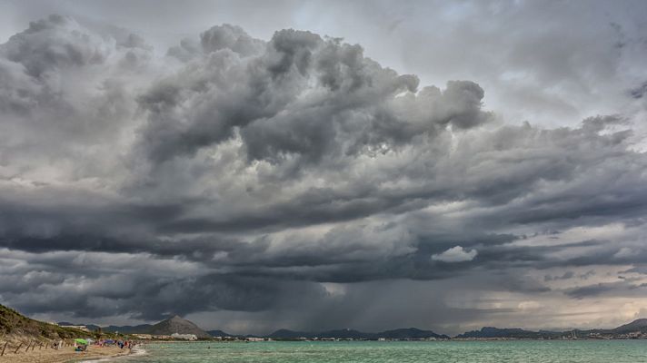 El tiempo - Probables chubascos fuertes en Baleares