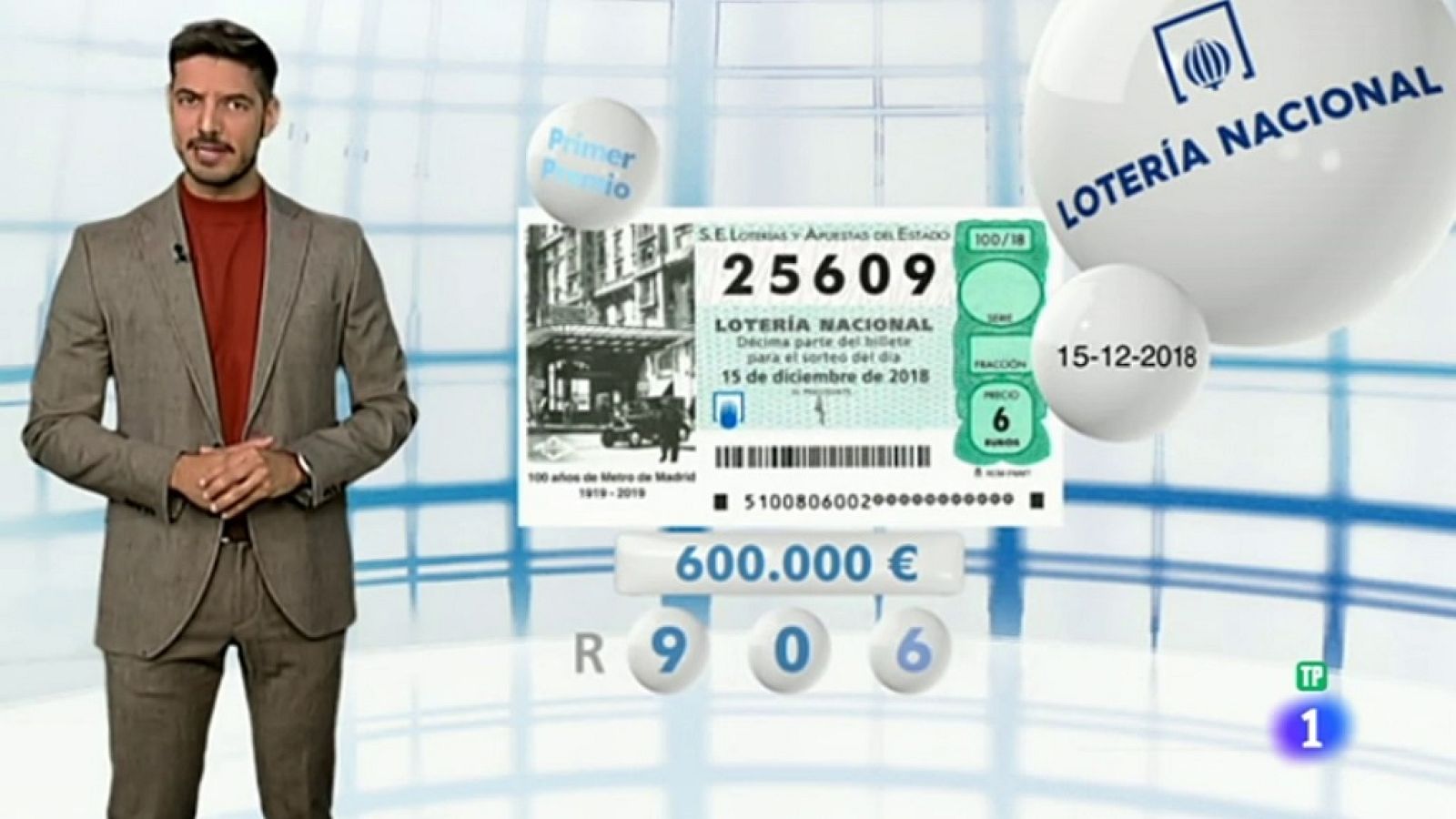 Lotería Nacional - 15/12/18 - ver ahora