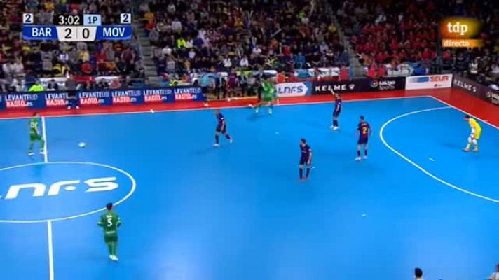 Fútbol Sala - LNFS 2018-2019. Jornada FC Barcelona 2-1 Inter: Elisandro