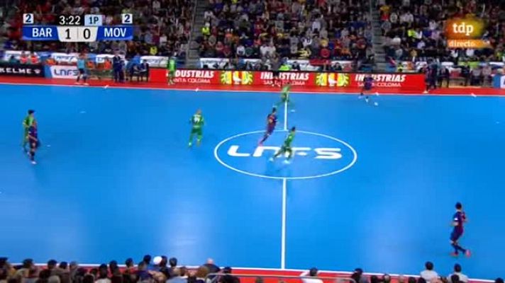 Fútbol Sala - LNFS 2018-2019. Jornada FC Barcelona 2-0 Inter: Ferrao