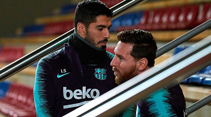 Telediario 1 - El Barcelona visita al Levante con la derrota del año pasado en la cabeza