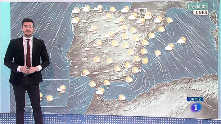El tiempo - Hoy bajan los termómetros menos en el extremo noroeste y en Canarias