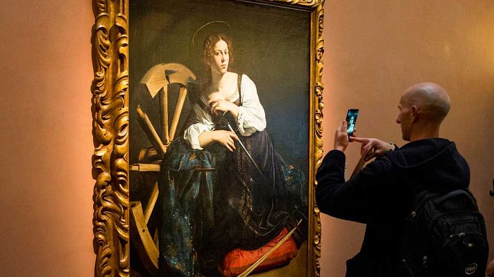  - El Museo Thyssen vuelve a exponer la Santa Catalina de Alejandría de Caravaggio tras una compleja restauración