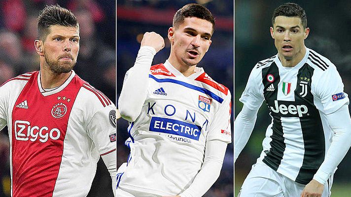 Telediario 1 - Ajax, Olympique de Lyon y Juventus, rivales de los españoles en octavos de Champions