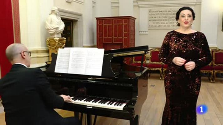 Telediario 1 - "Canción de niñas", obra inédita de Manuel de Falla