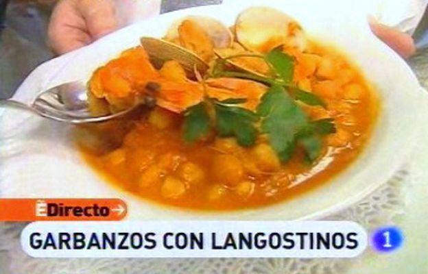 RTVE Cocina - Garbanzos con langostinos