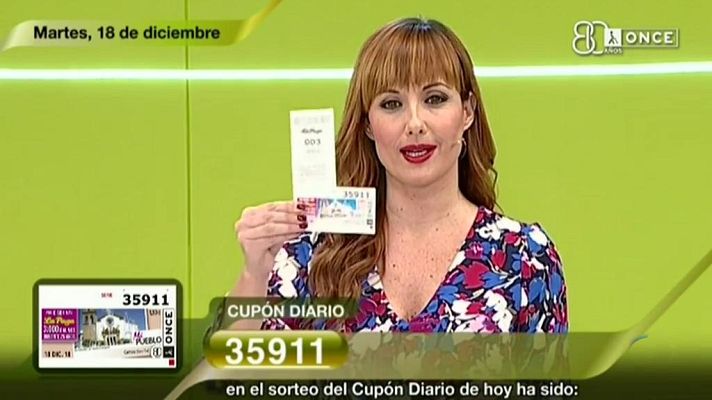 Sorteos ONCE - Sorteo ONCE - 18/12/18