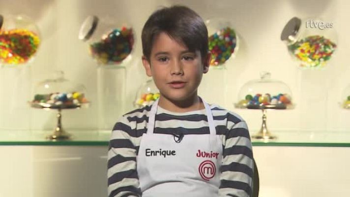 MasterChef Junior - Enrique, le encanta leer y hacer karate