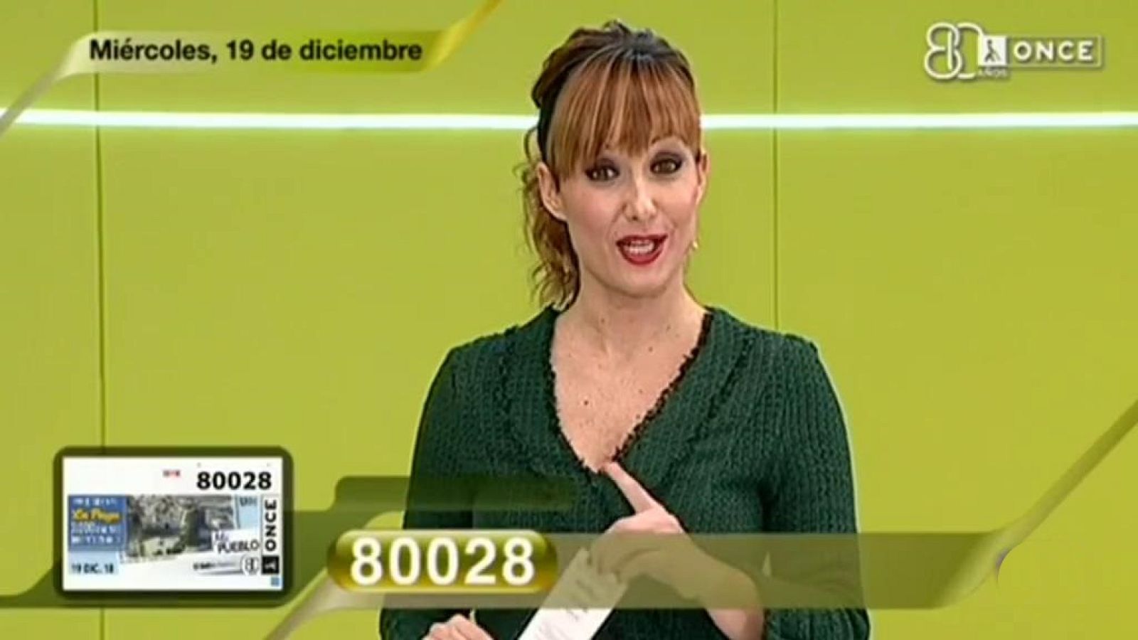 Sorteo ONCE - 19/12/18 - ver ahora