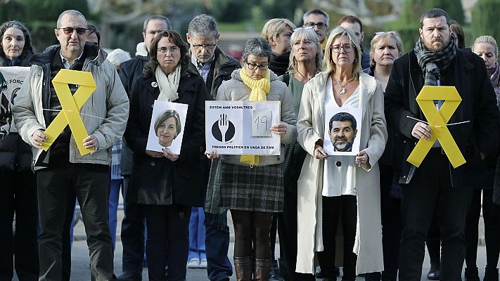 Informativo 24h - Comunicado de los políticos presos anunciando que dejan la huelga de hambre