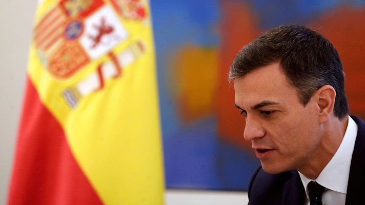 Telediario 1 - La reunión entre Sánchez y Torra, "necesaria" para Podemos y un "despropósito" para PP y Cs