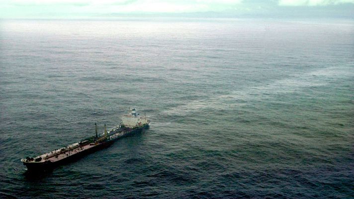 Telediario 1 - Una indemnización de1.500 millones por el 'Prestige'