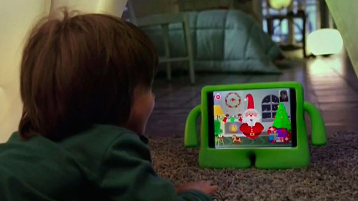 Telediario 1 - Una empresa española desarrolla una app para hablar directamente con Papá Noel