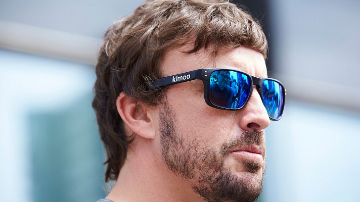 Telediario 1 - Fernando Alonso corre por la seguridad vial