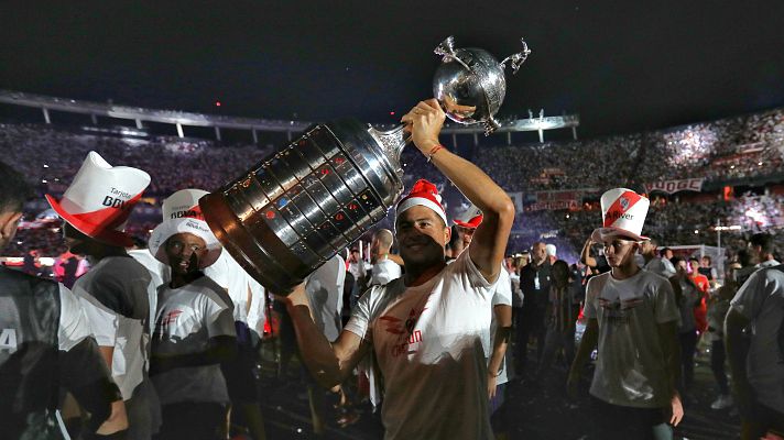 Telediario 1 - River celebra su Libertadores dos semanas después